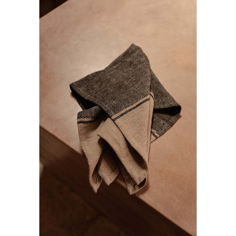Küchentuch Linen Dash – Detailaufnahme der Oberfläche