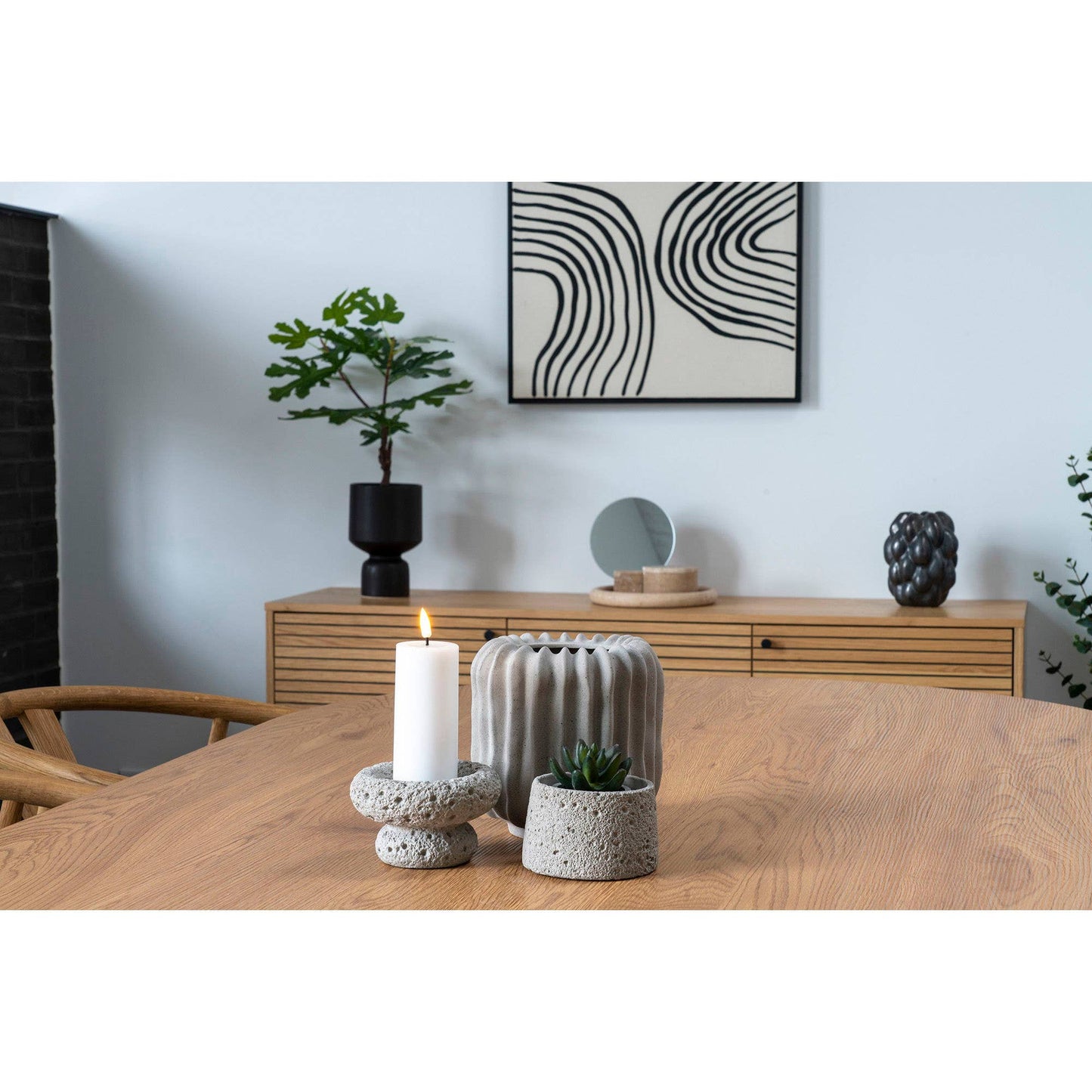 Tablett - Travertin - Naturbeige