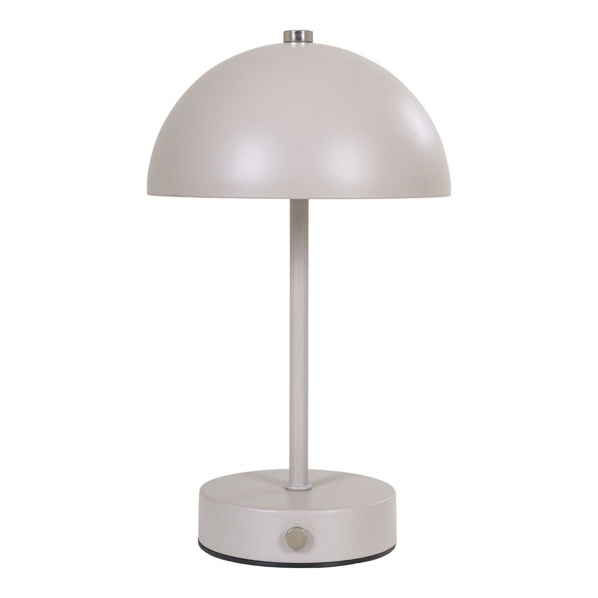 LED-Tischlampe Holt – Sand, kabellos, aus Metall