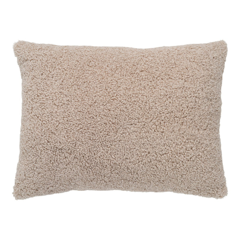 Kissen Tavira – Bouclé Graubraun, 45 × 60 cm