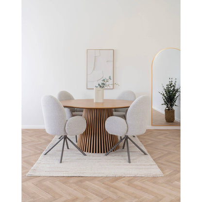 Vase Grau