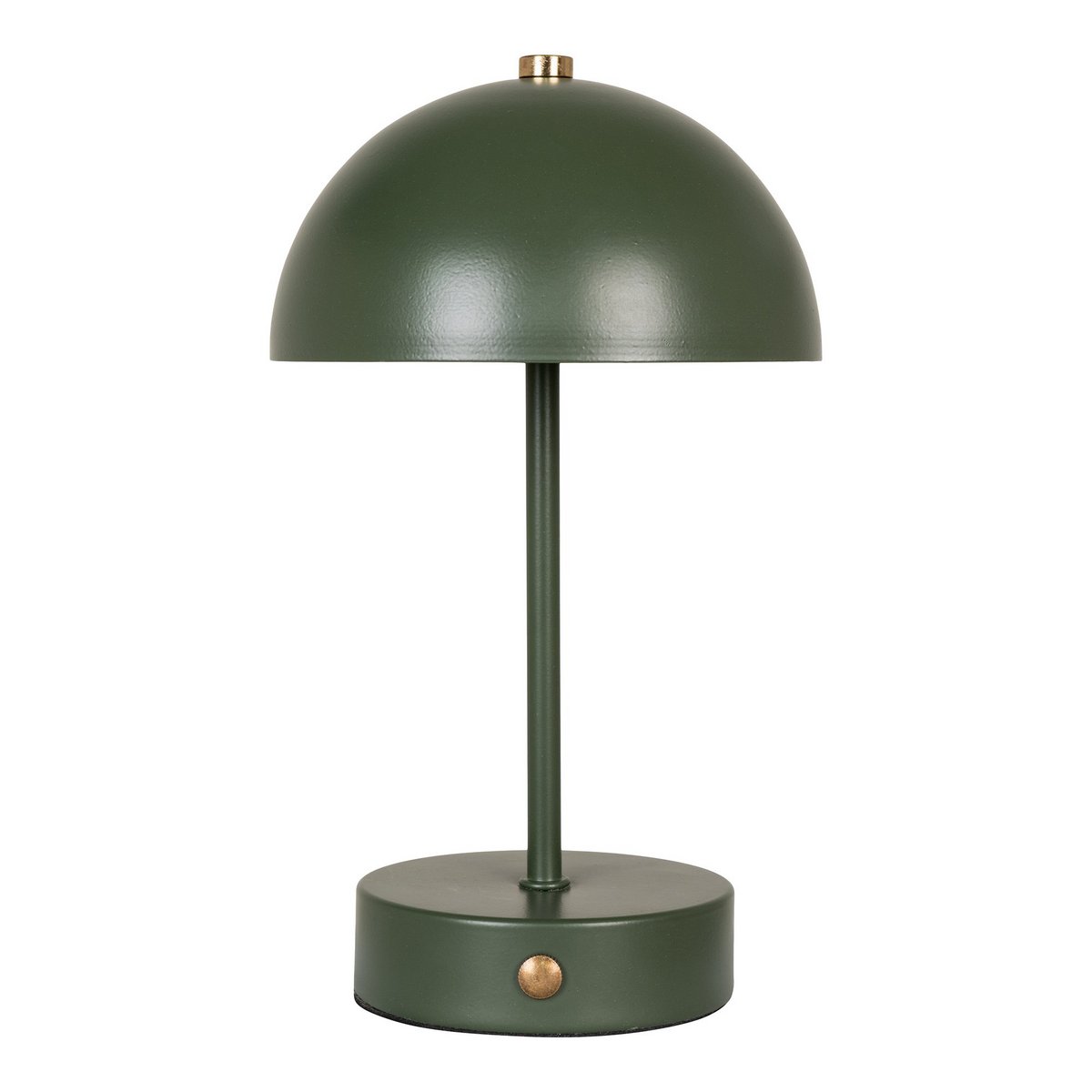 LED-Tischlampe Holt – Grün, kabellos, aus Metall