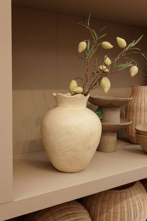 Terrakotta-Vase „Mara“ Handgefertigt