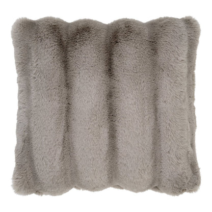 Kissen Galena – Kunstfell Beige, 45 × 45 cm