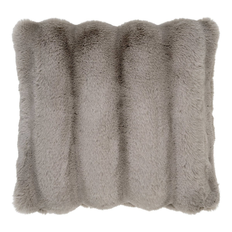 Kissen Galena – Kunstfell Beige, 45 × 45 cm