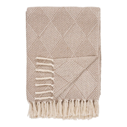 Plaid Bursa – Taupe, 130 × 180 cm