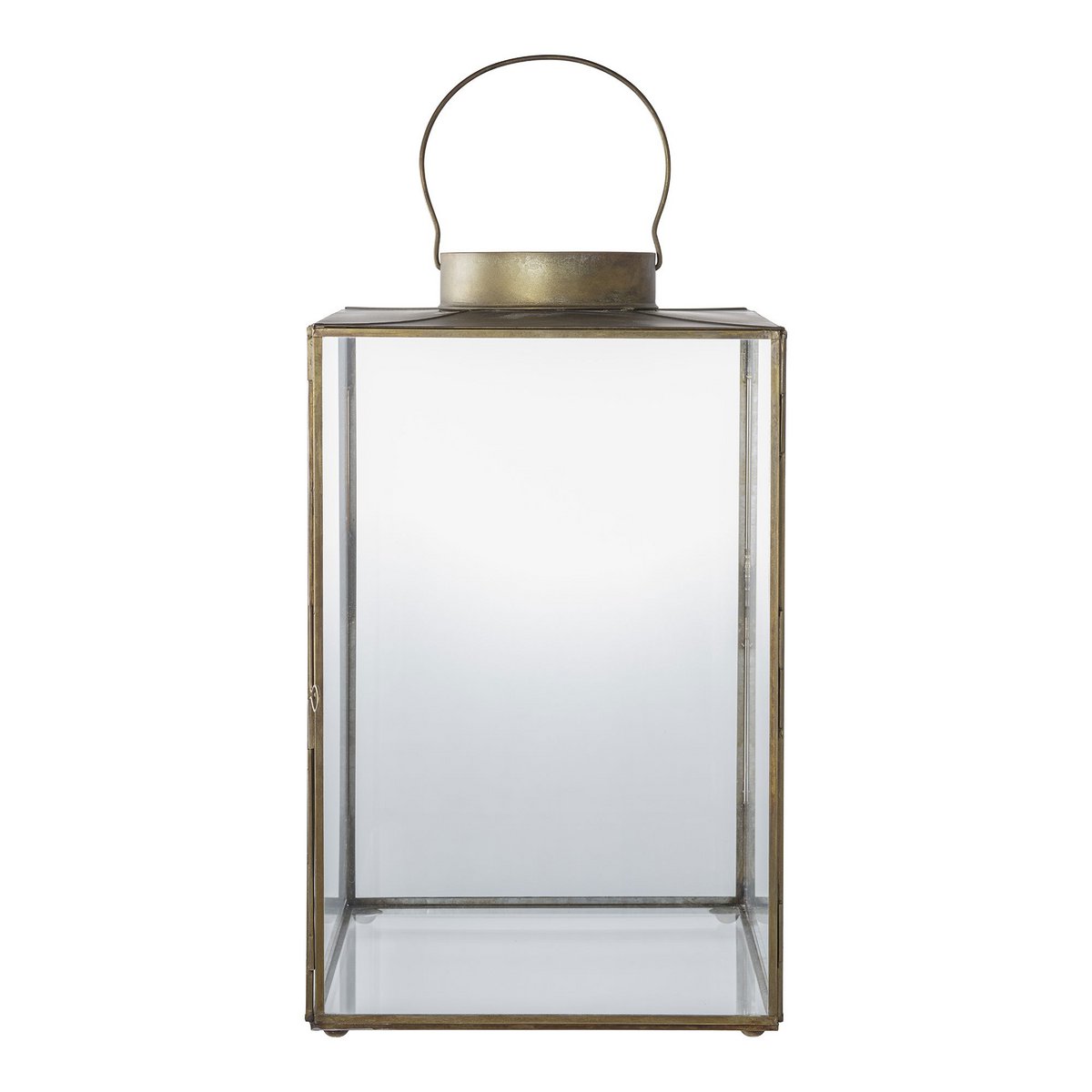 Laterne Mohali – Antikmessing, Ø 24,5 × 42 cm