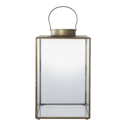 Laterne Mohali – Antikmessing, Ø 24,5 × 42 cm
