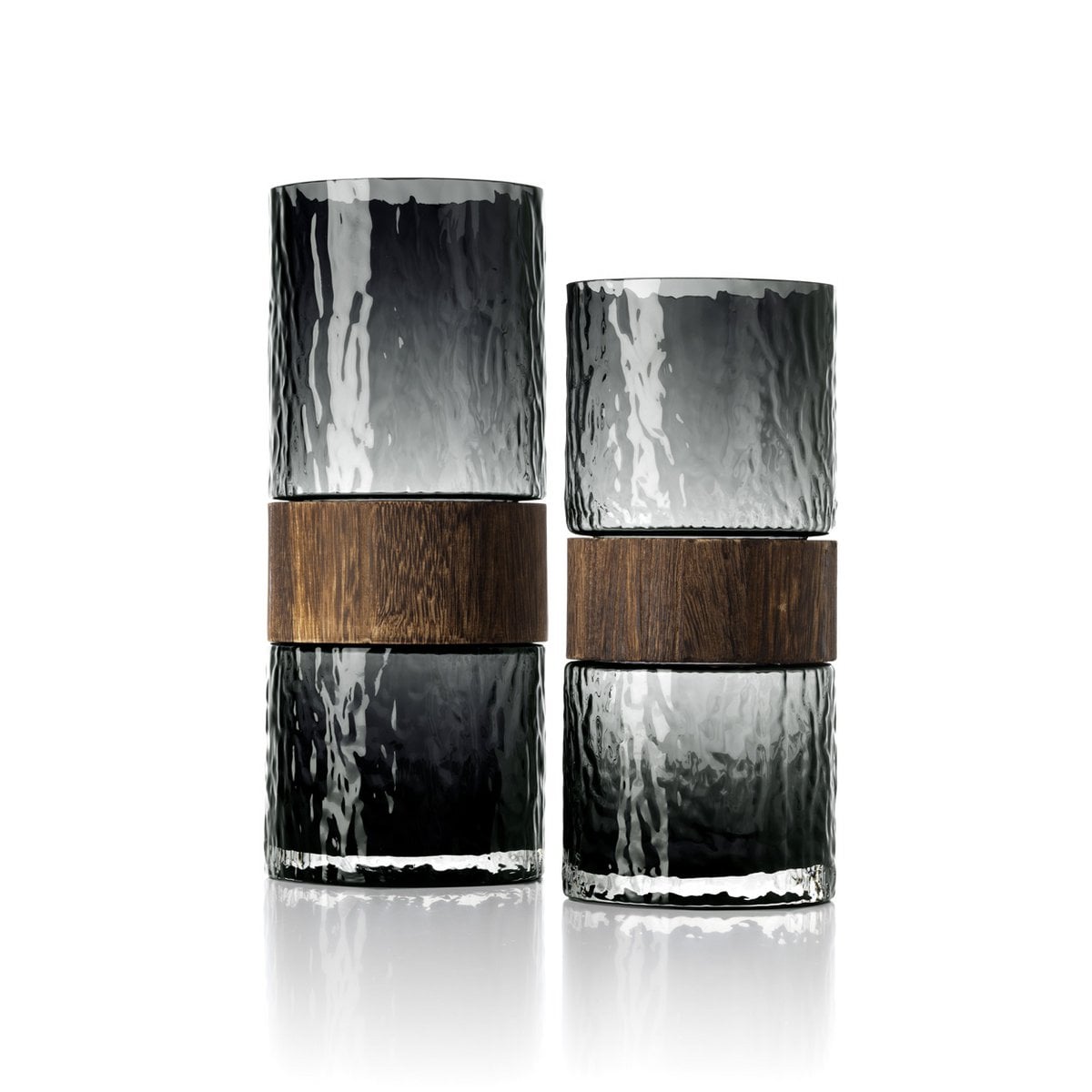 Vase Wood You Be Mine – im Wohnraum arrangiert