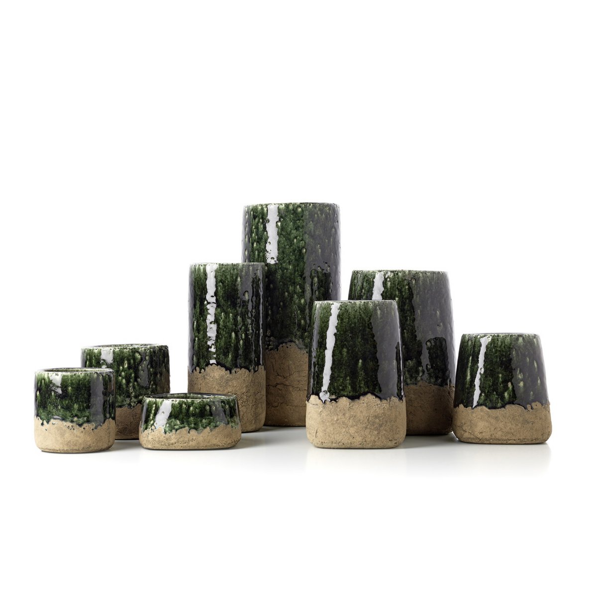 Übertopf The Moss – im Größenvergleich